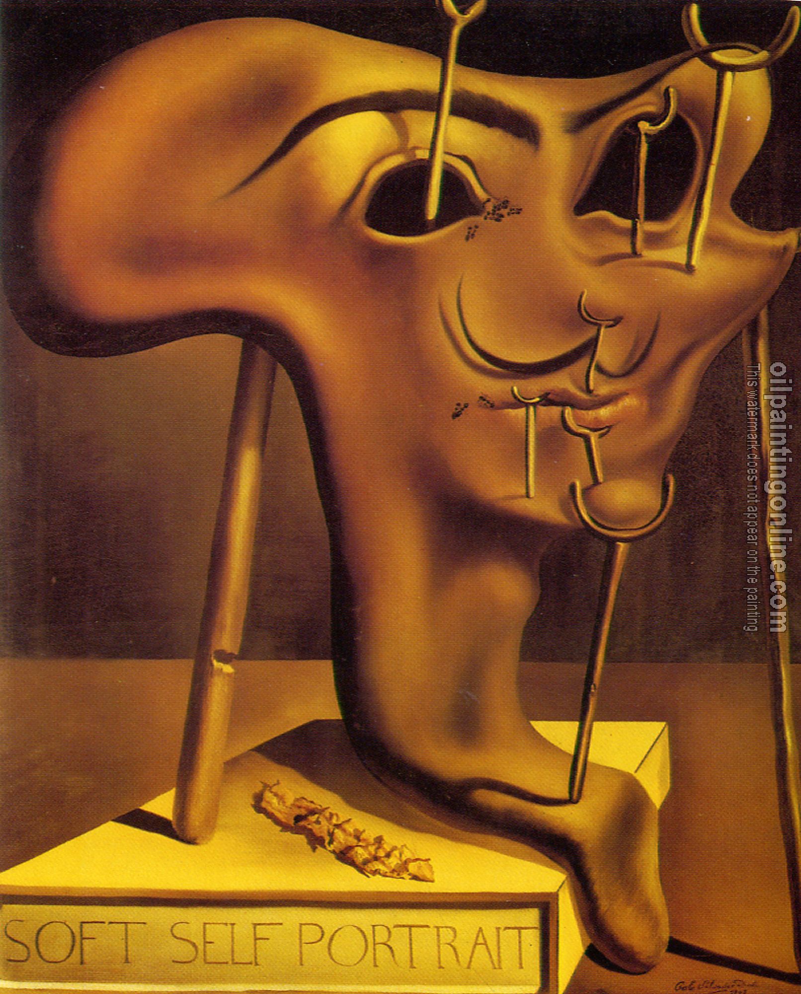 Dali, Salvador - Soft Sele -Portrait with Fried Bacon